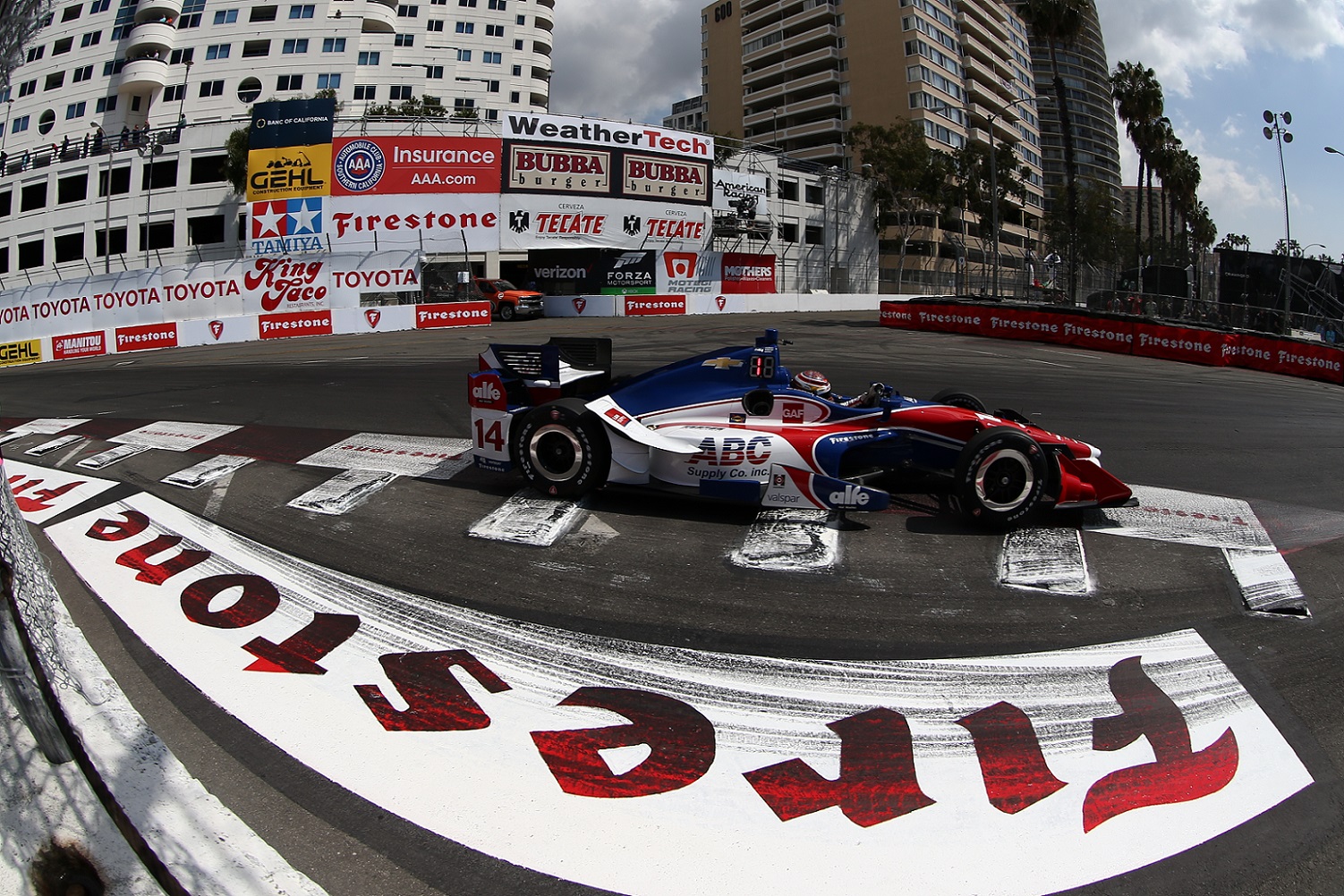 Muñoz en Long Beach (FOTO: Chris Jones/INDYCAR)