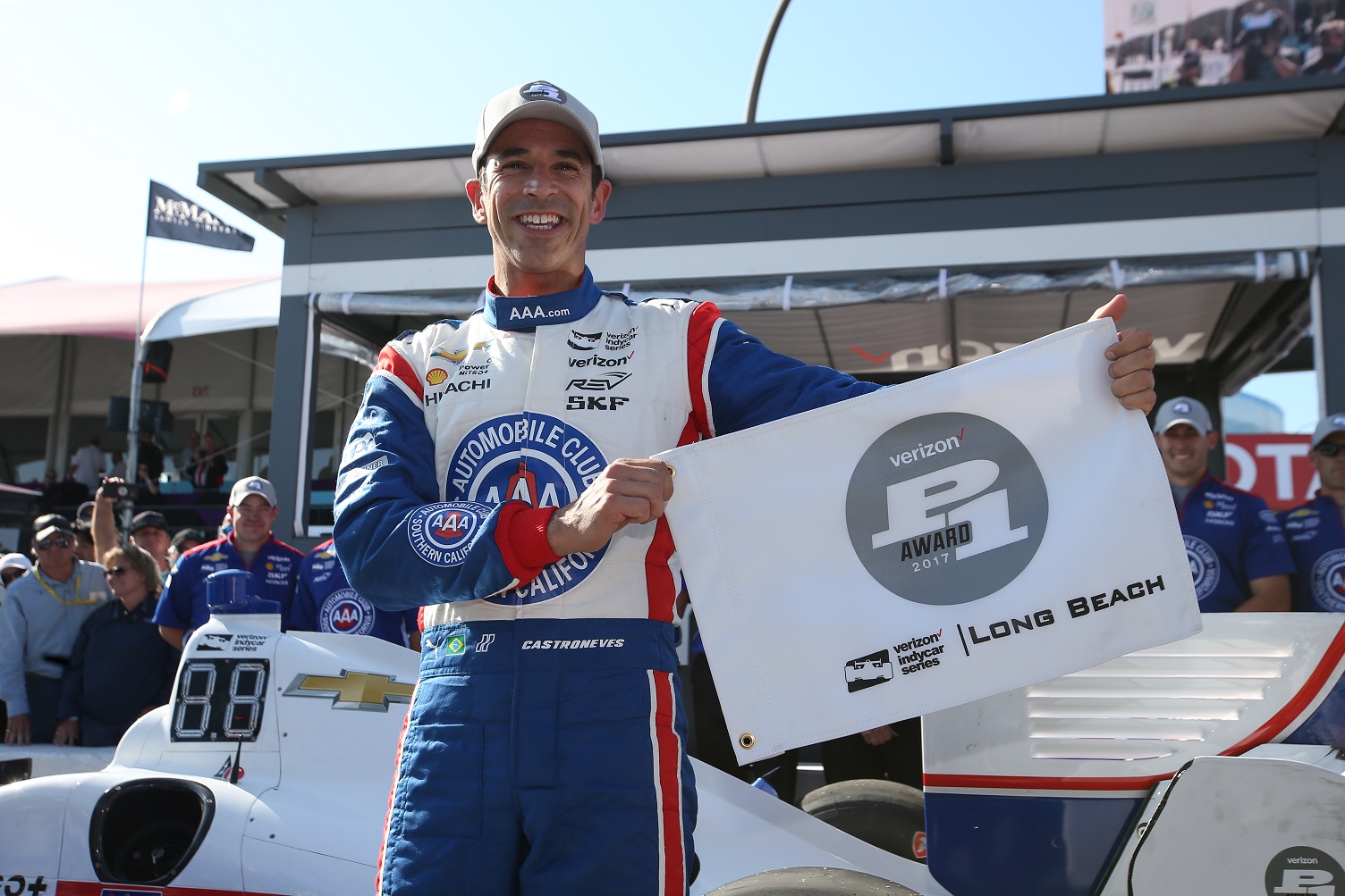 Helio ganó otra pole (FOTO: Chris Jones/INDYCAR)