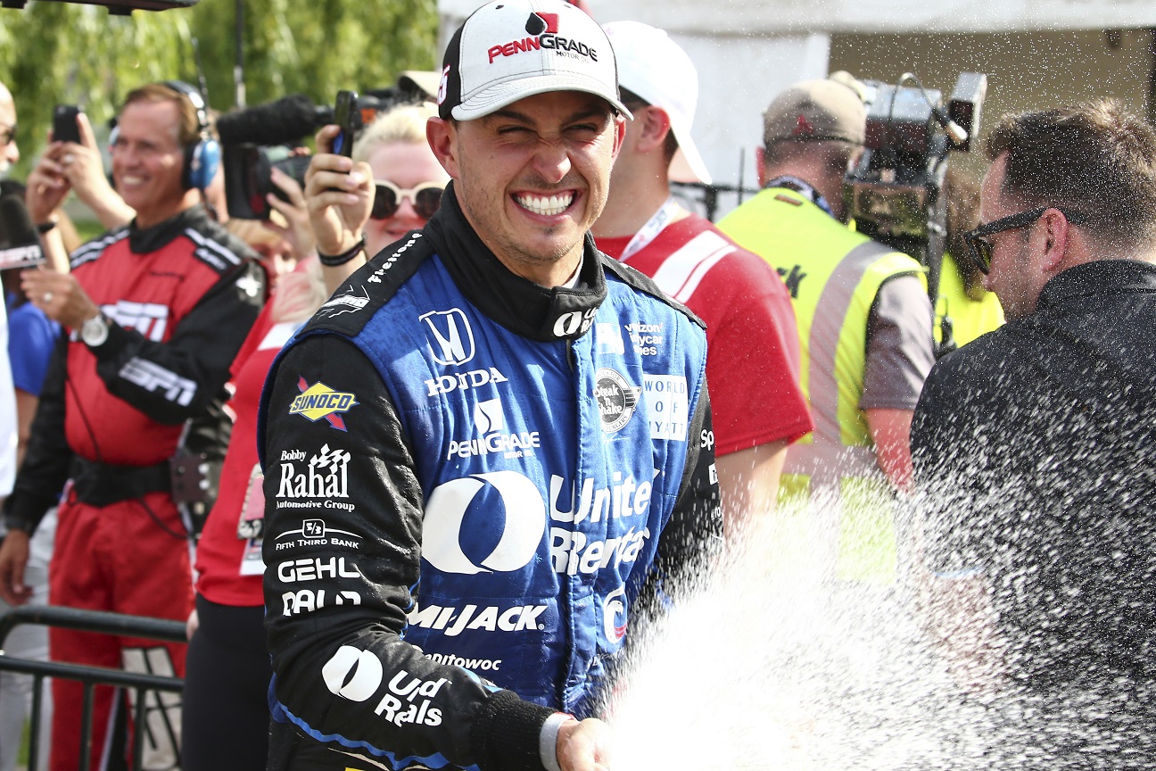 Rahal (FOTO: Bret Kelley/INDYCAR)