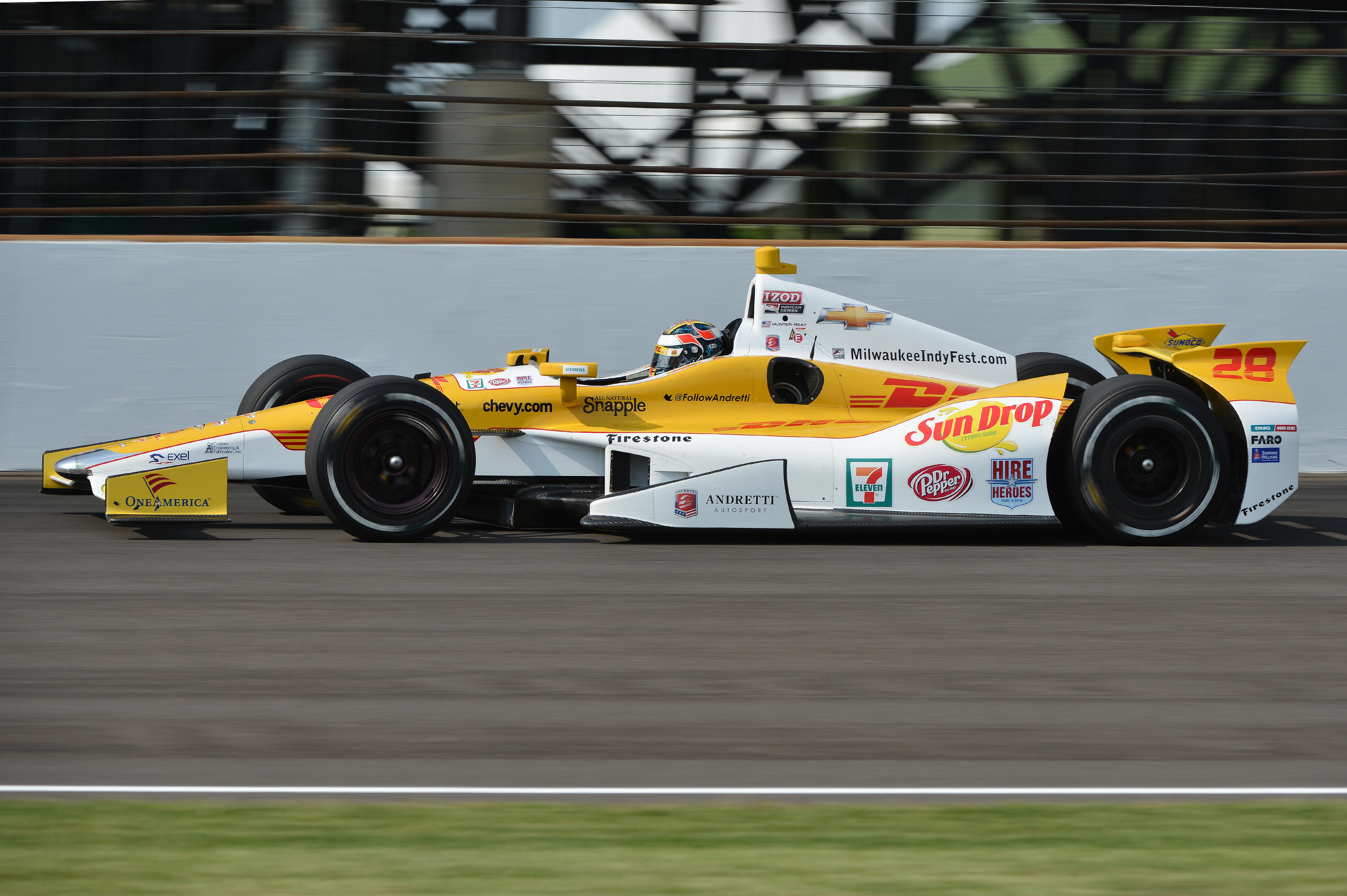 Hunter-Reay ganó su campeonato de 2012 con Chevrolet (FOTO: Archivo)