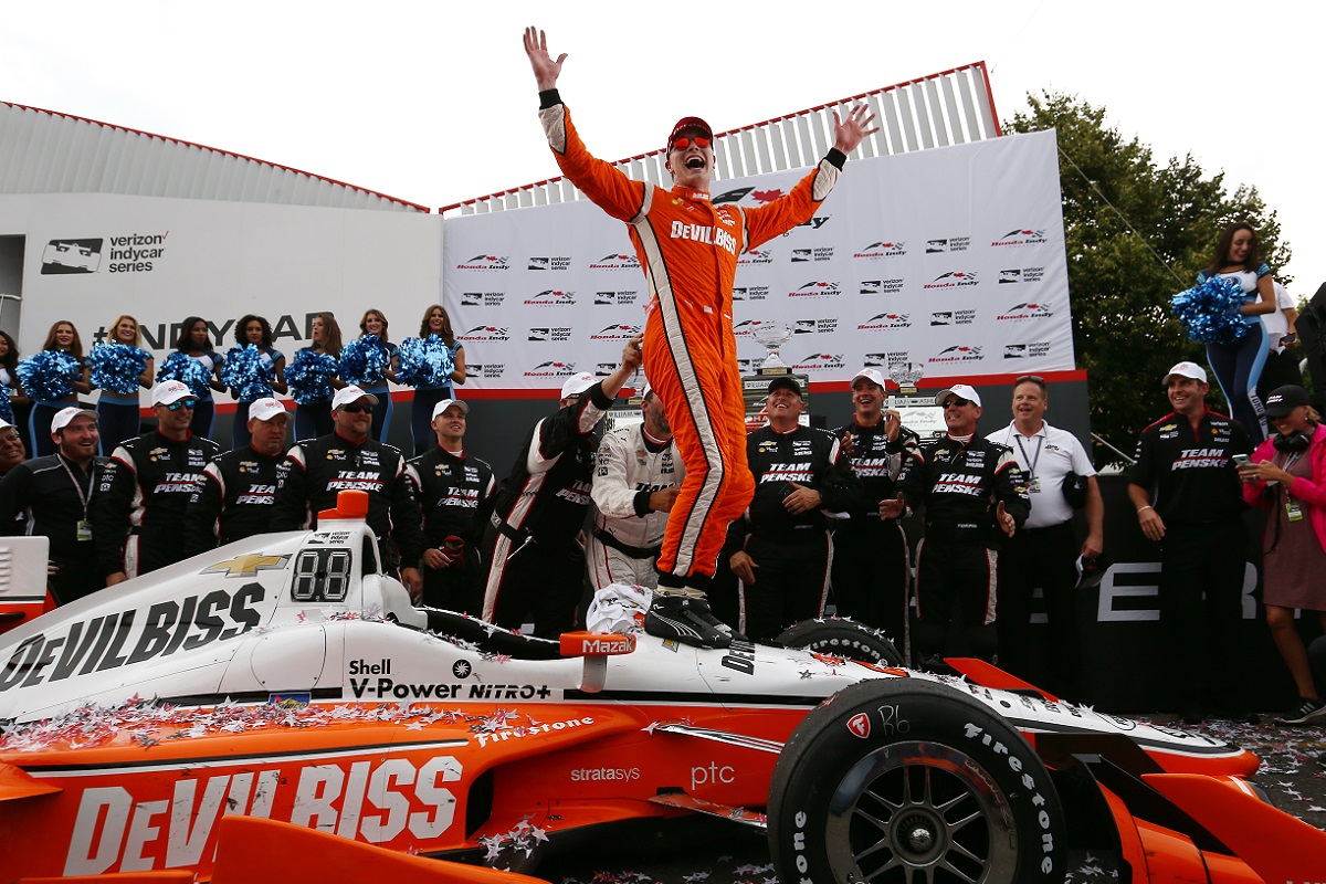 Julio 23: Inició la marcha del verano de Josef Newgarden, quien en Toronto inició con una racha de tres triunfos en cuatro eventos, y que le ayudó a sellar el título de 2017 (FOTO: Chris Jones/IMS Photo)