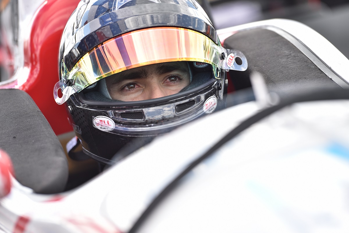 Junio 1: Esteban Gutiérrez hace su debut oficial en la categoría, durante la primera práctica del G.P. de Detroit; el mexicano fue uno de los tres reemplazantes que tuvo Bourdais durante el verano (FOTO: Chris Owens/IMS Photo)