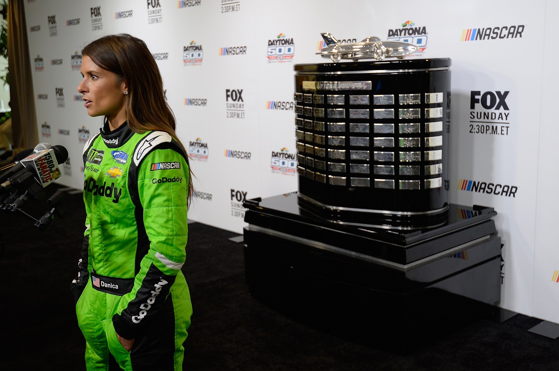 Patrick en el Día de Medios de las "500 Millas de Daytona (FOTO: Robert Laberge/NASCAR/Getty Images)