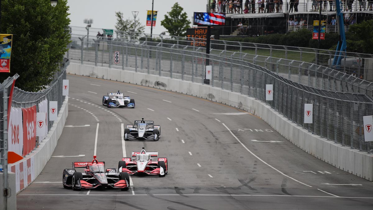 Power lidera tren de cuatro autos en práctica de viernes en Nashville (FOTO: Joe Skibinski/INDYCAR)}