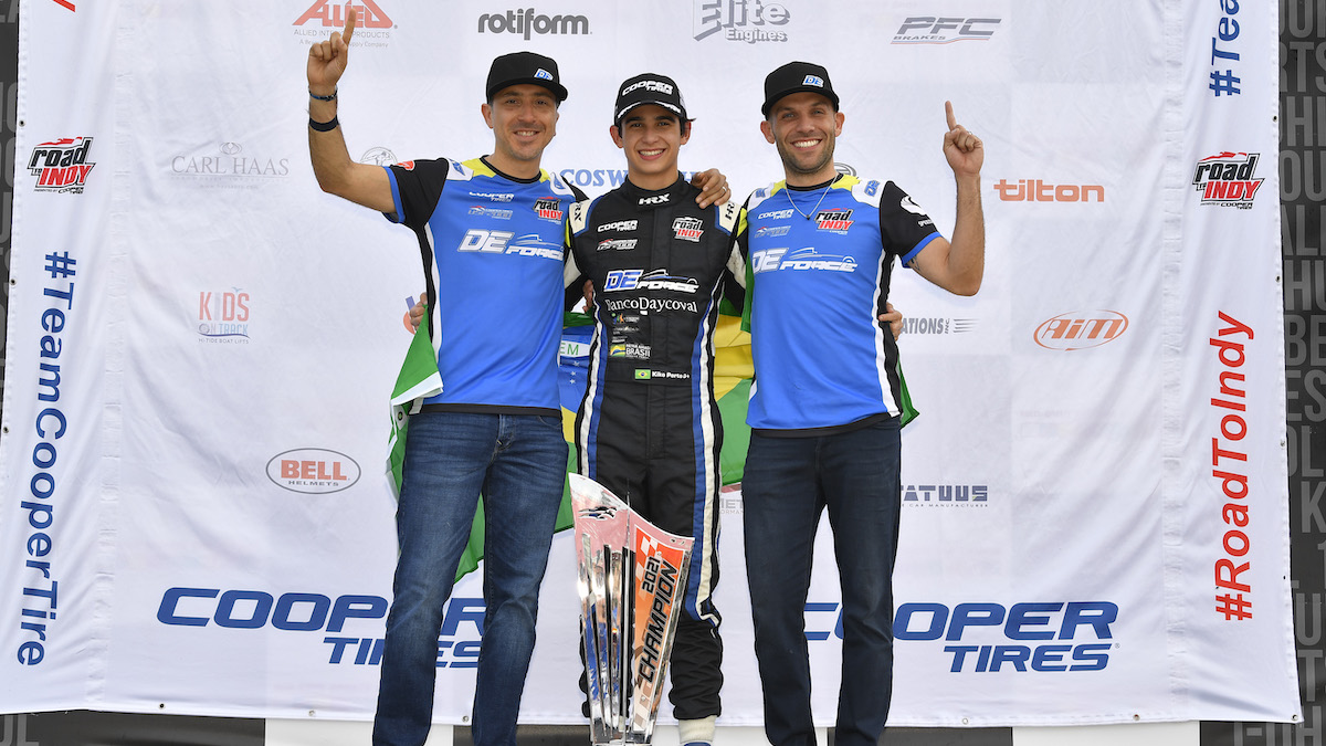 Kiko Porto y DEForce Racing, campeones (FOTO: Gavin Baker Photography/Road to Indy)