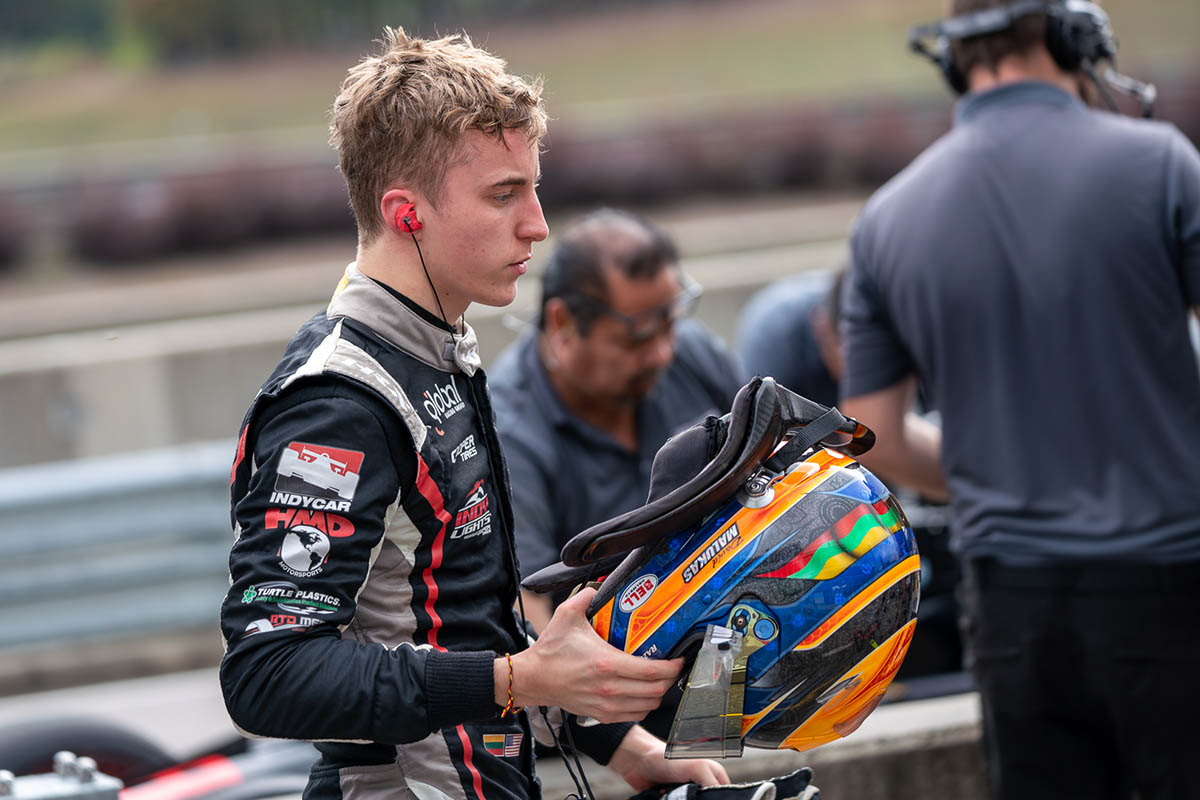 David Malukas, subcampeón de Indy Lights, manejó el No. 18 de Dale Coyne Racing en Alabama, con apoyo de HMD Motorsports (FOTO: INDYCAR/PEC)