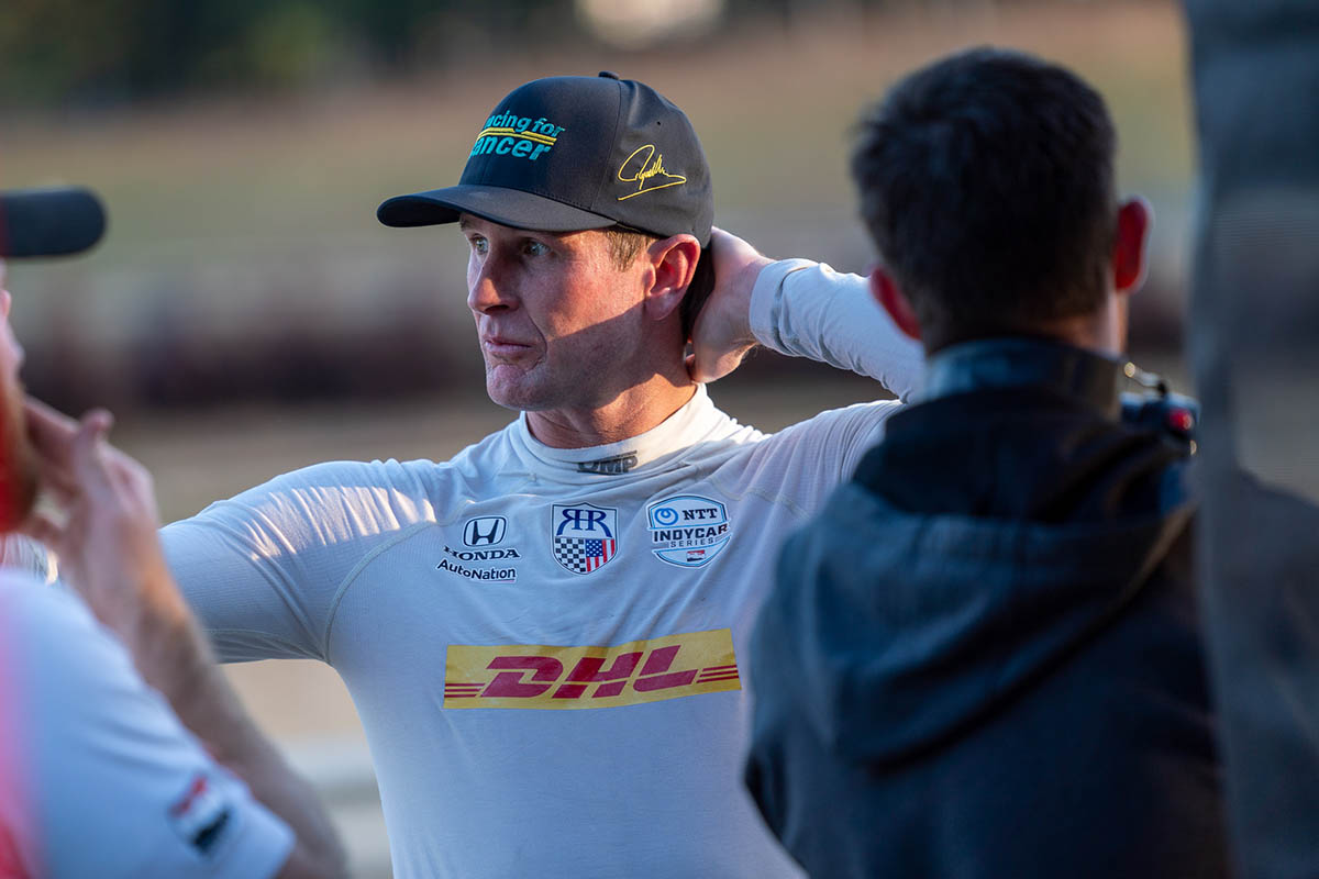 Ryan Hunter-Reay manejó el No. 20 de Ed Carpenter Racing en Alabama, mientras busca asiento en IndyCar para 2022 (FOTO: INDYCAR/PEC)