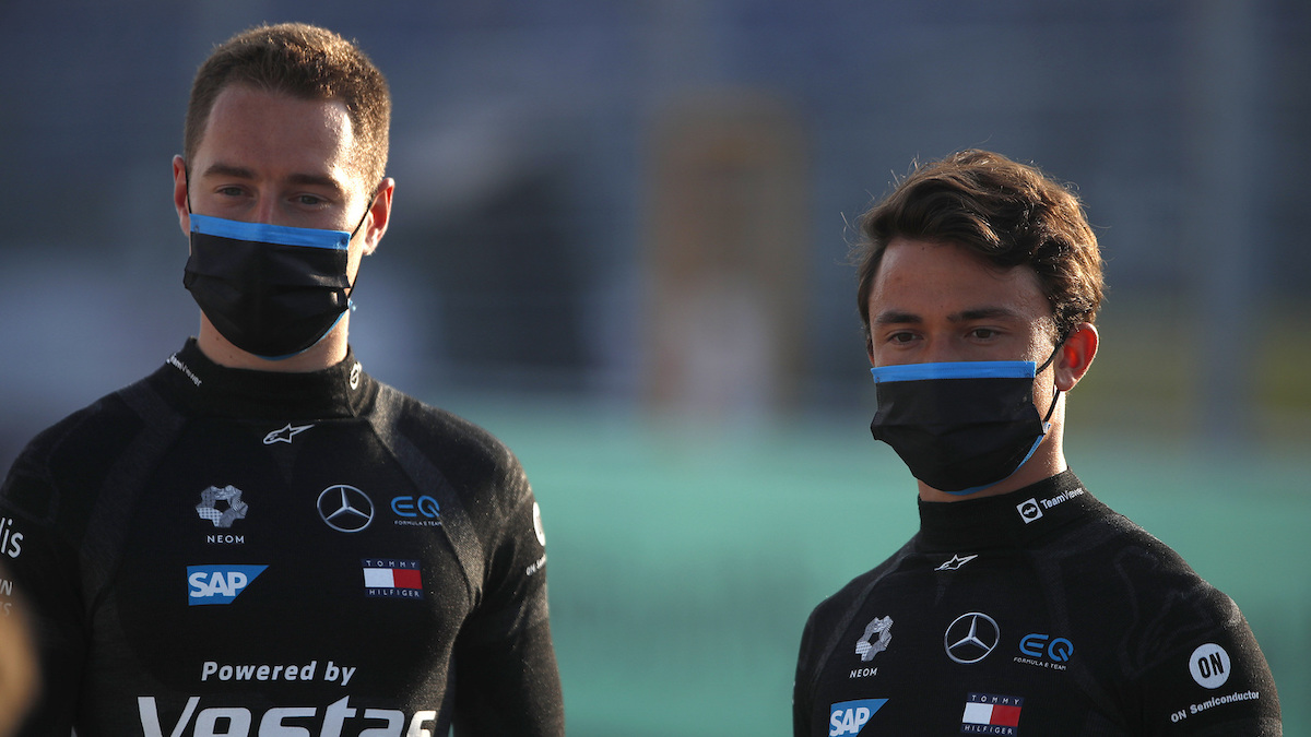 Vandoorne y De Vries (FOTO: Mercedes EQ Formula E Team)