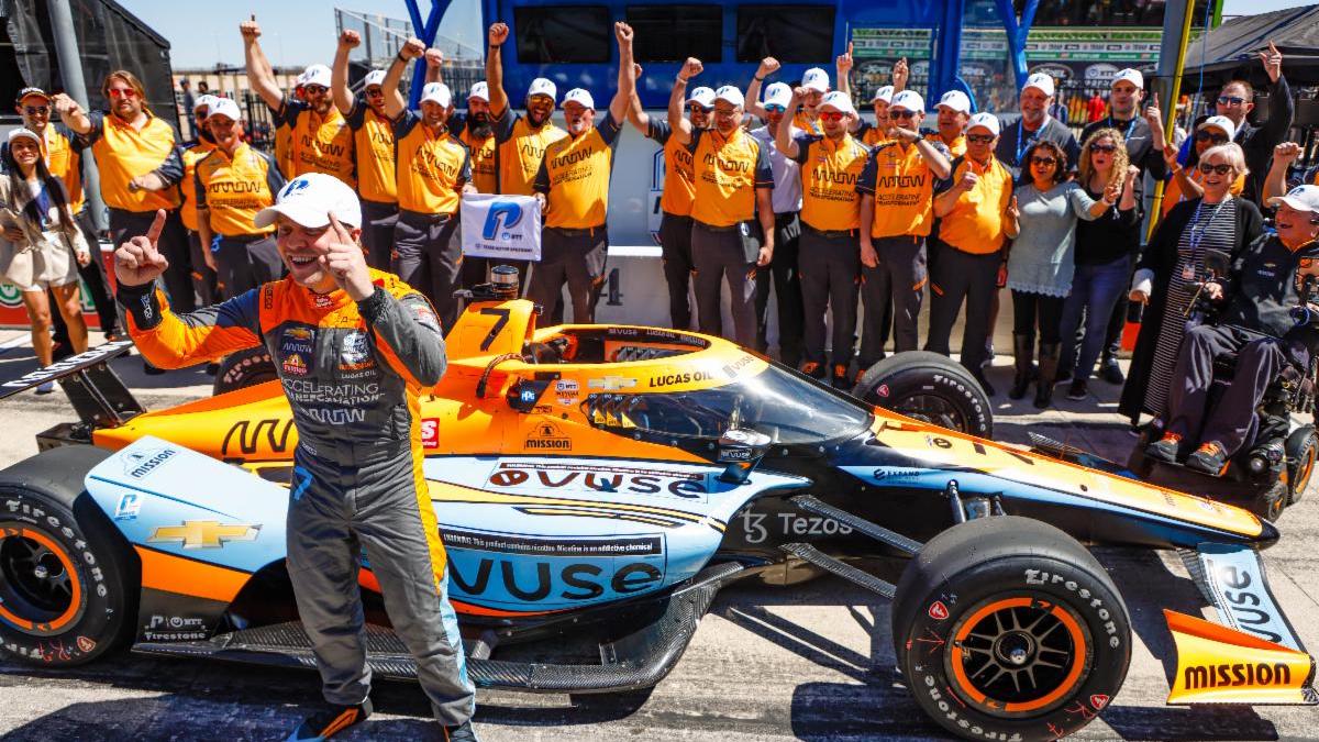 Rosenqvist (FOTO: Farmer/Team Chevy)