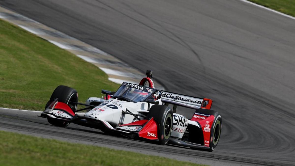 Takuma Sato en Alabama (FOTO: Penske Entertainment)