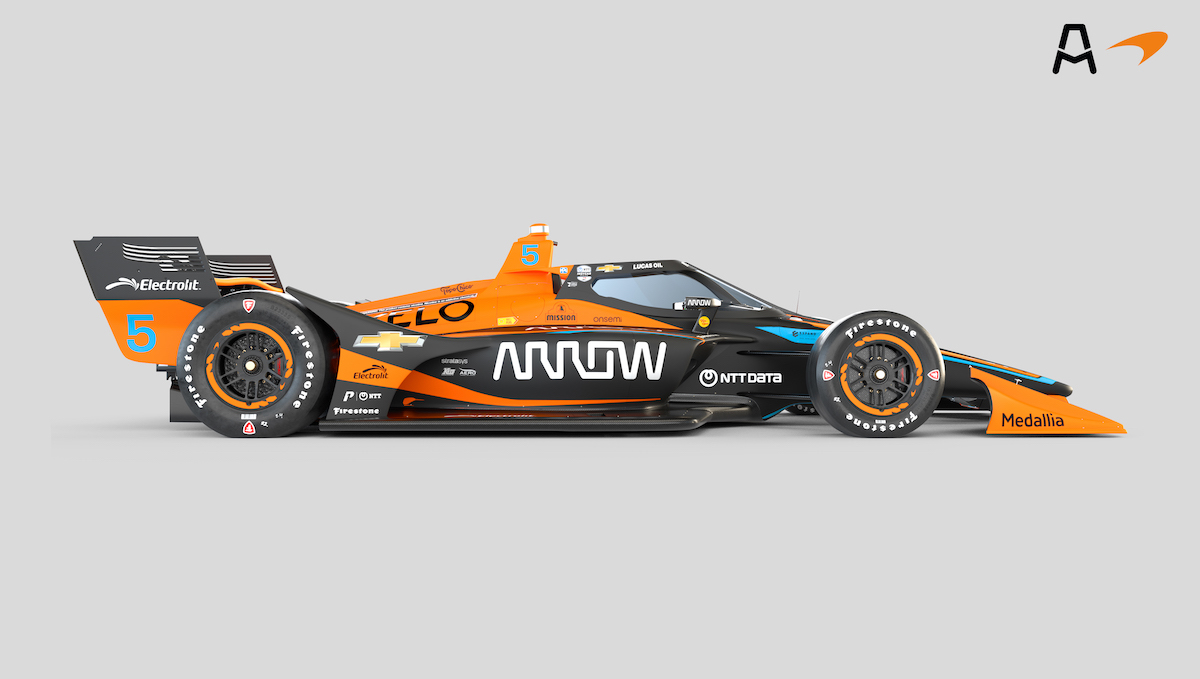 No. 5 Arrow McLaren Chevrolet de Pato O'Ward (FOTO: Arrow McLaren)
