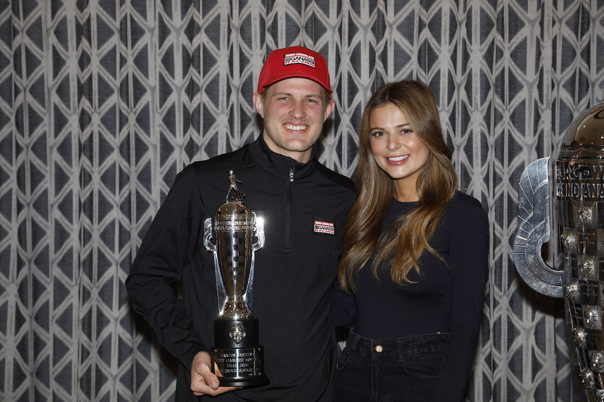 Marcus Ericsson y su novia Tritsaris Jondahl (FOTO: BorgWarner)