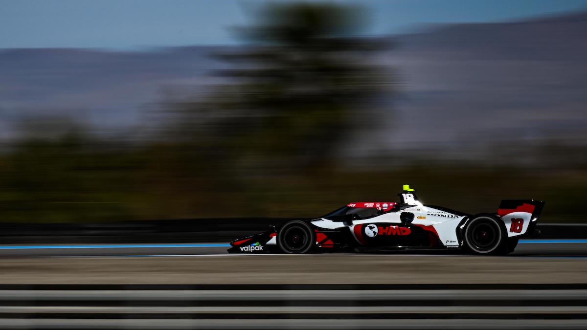 David Malukas, No. 18 Honda de Dale Coyne Racing w/HMD (FOTO: Penske Entertainment/James Black)