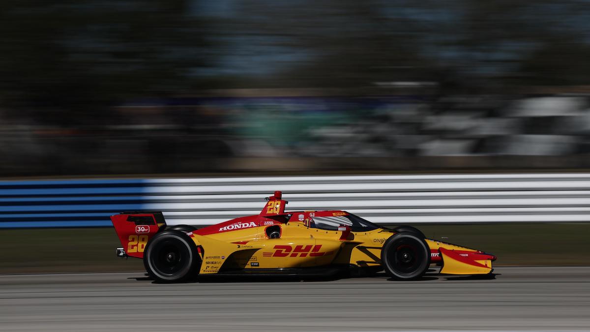 Grosjean en Sebring (FOTO: Penske Entertainment/Chris Owens)