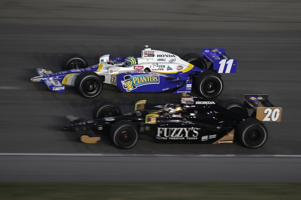 El último esquema alternativo en su etapa con Andretti fue en Chicago en 2010, cuando Planters tomó el patrocinio principal. Finalizó en 5˚ sitio (FOTO: Archivo)