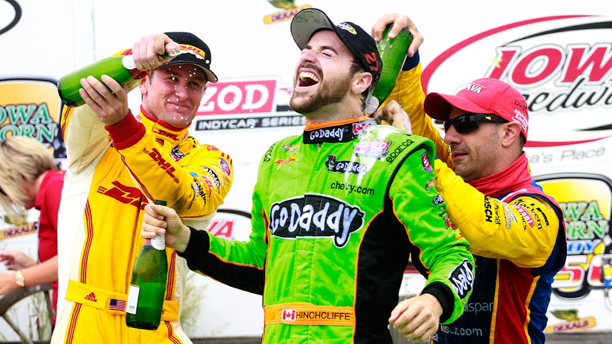 Hinchcliffe, Hunter-Reay (FOTO: Archivo)