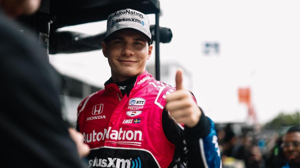 Lundqvist y la aventura de su debut en INDYCAR (FOTO: Penske Entertainment/Joe Skibinski)