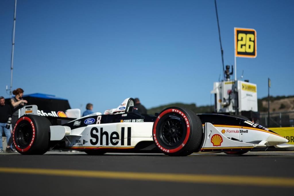 El Reynard 98i Ford-Cosworth con el que Bryan Herta logró su primera victoria en CART, en Laguna Seca, el 13 de septiembre de 1998 (FOTO: Penske Entertainment/Chris Owens)