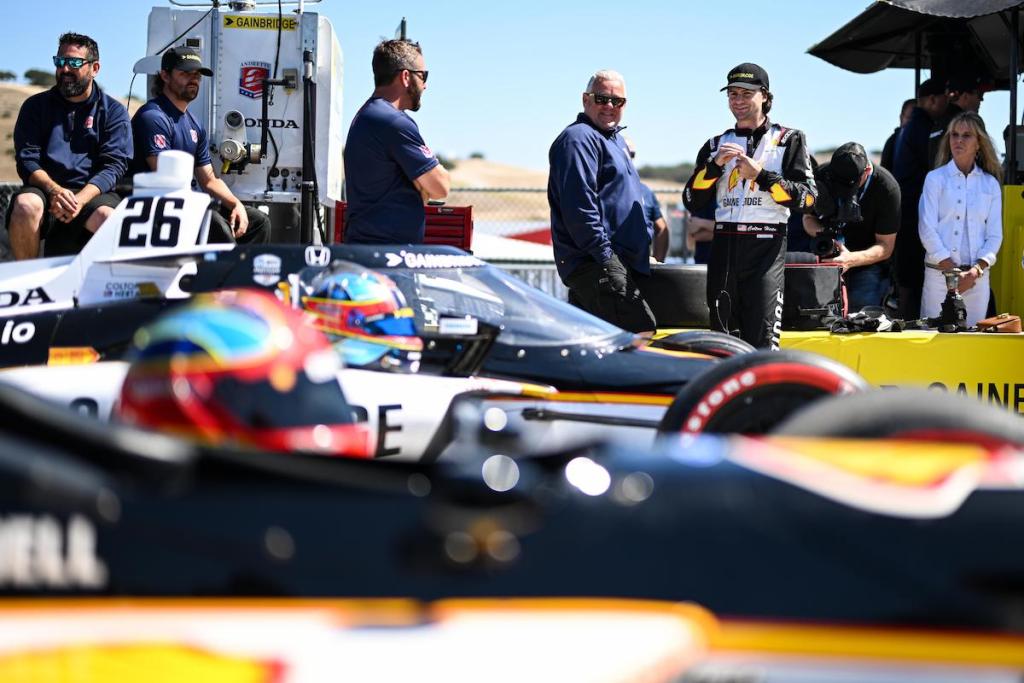 Bryan y Colton Herta (FOTO: Penske Entertainment/James Black)