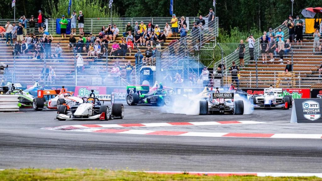 Foster domina en Gateway, Rasmussen se acerca al título de INDY NXT (FOTO: Penske Entertainment/Karl Zemlin)