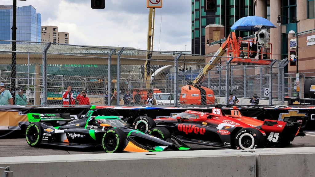 ¿Por qué el caos de IndyCar en Detroit 2024? (FOTO: Penske Entertainment)