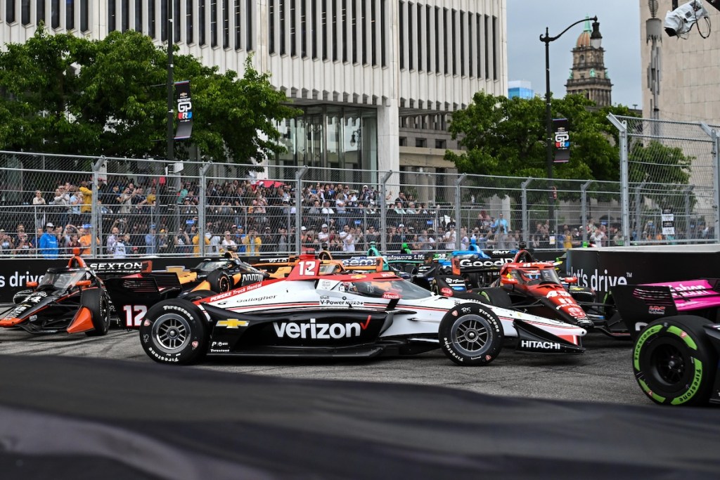 Pourchaire y Power inauguraron los accidentes (FOTO: Penske Entertainment)