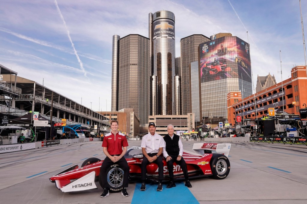Newgarden, Tim Cindric y Roger Penske también renovaron con Astemo (FOTO: Team Penske)