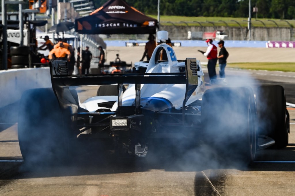 Ed Carpenter en test de Firestone en Nashville Superspeedway (FOTO: James Black/Penske Entertainment)