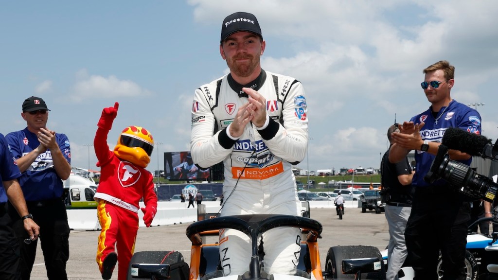 INDY NXT: Louis Foster gana en Iowa, De Alba sube a su primer podio (FOTO: Chris Jones/Penske Entertainment)