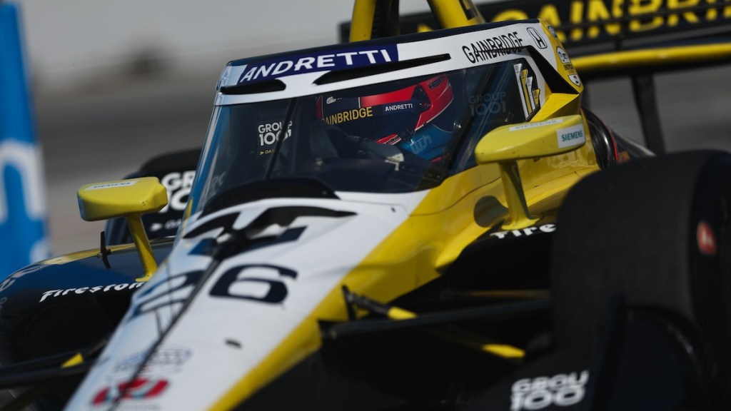 Colton Herta, poleman en la fiesta de Andretti en Toronto (FOTO: Penske Entertainment)