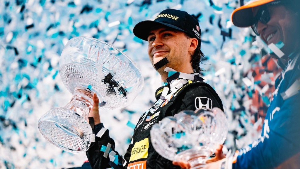 Colton Herta regresa a la victoria en feria de demolición en Toronto (FOTO: Joe Skibinski/Penske Entertainment)