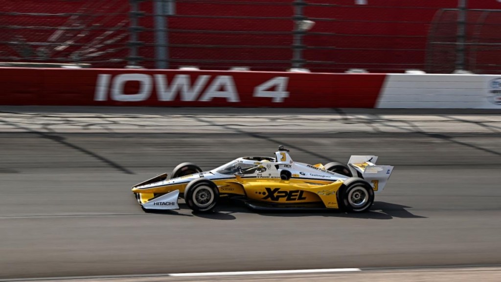 McLaughlin trompea, pero lidera práctica de IndyCar en Iowa (FOTO: Chevrolet Motorsports)