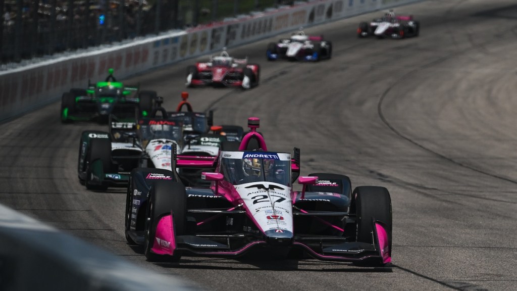 Kirkwood, Rahal y Malukas, sancionados para Portland por cambio de motor (FOTO: James Black/Penske Entertainment)