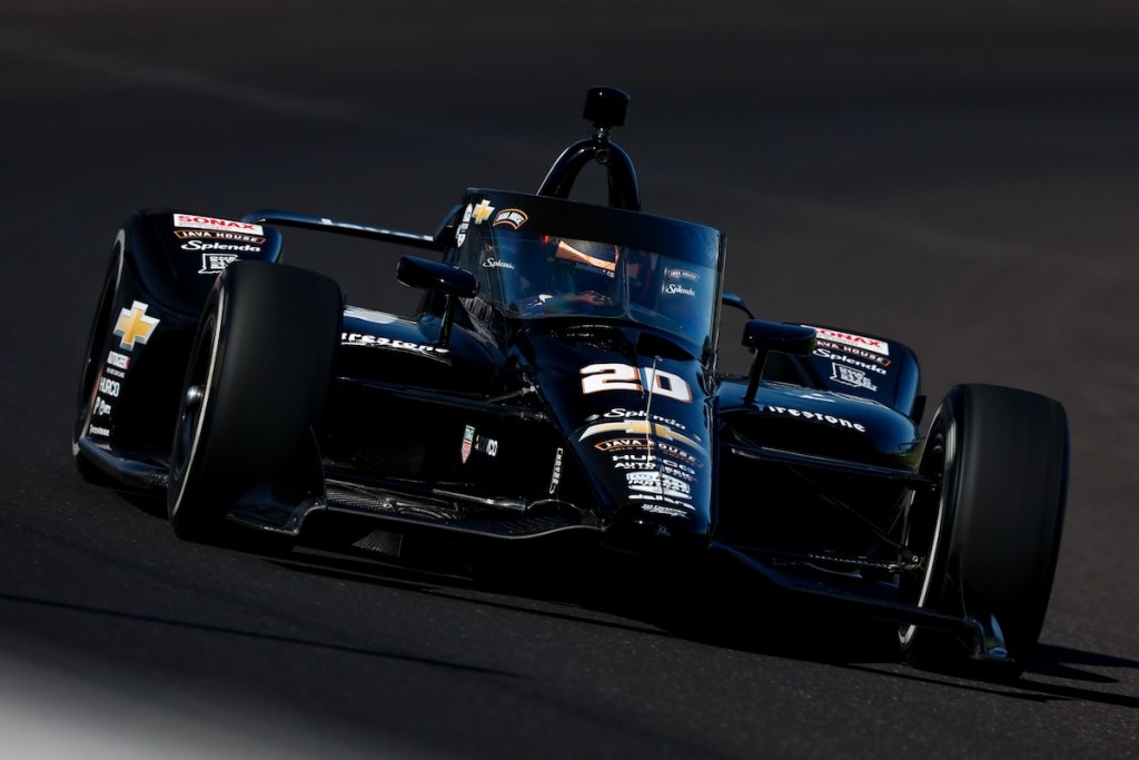 Rossi en entrenamiento en Indianápolis (FOTO: Penske Entertainment)