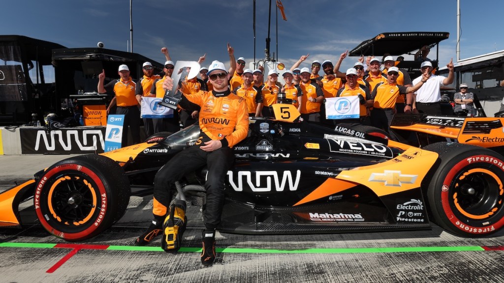 Pato O'Ward logra la pole del Thermal Grand Prix de IndyCar (FOTO: Penske Entertainment)
