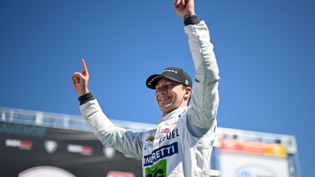 INDY NXT: Dennis Hauger domina en Alabama y mantiene el invicto en 2025 (FOTO: James Black/IMS Photo)