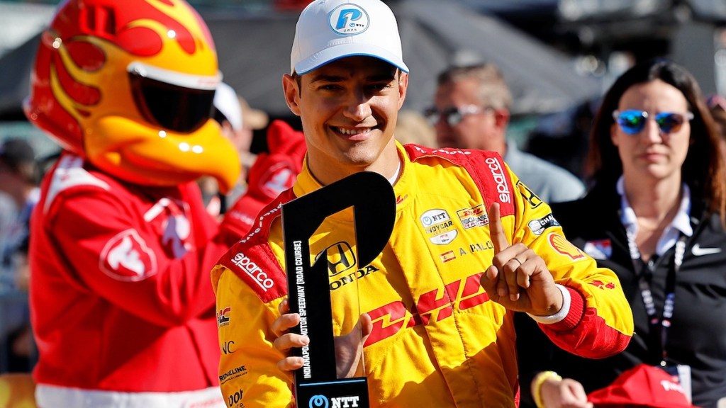 Alex Palou, poleman del GP de Indianápolis 2025 (FOTO: Penske Entertainment)