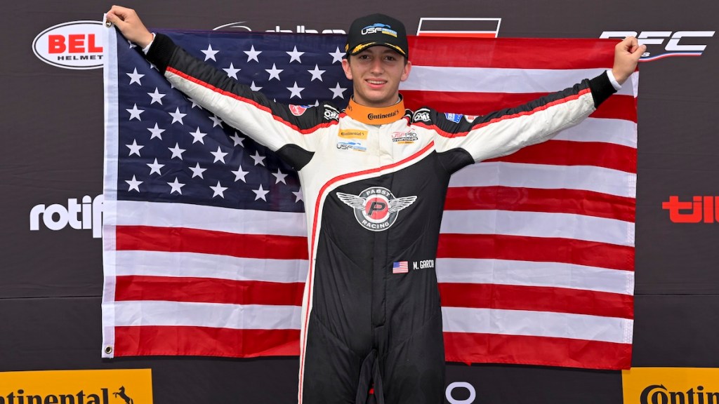 Max Garcia, estrella en ascenso: es campeón de USF Pro 2000 (FOTO: Gavin Baker Photography/USF Pro Championships)