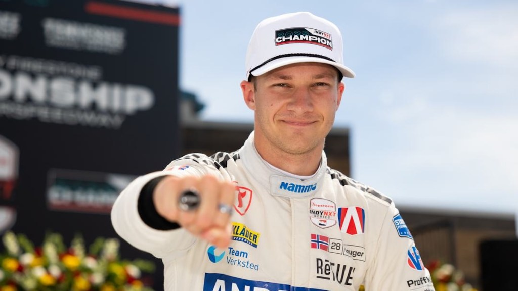 Dennis Hauger firma con Coyne, que a su vez se asocia con Andretti Global en IndyCar (FOTO: Travis Hinkle/IMS Photo)