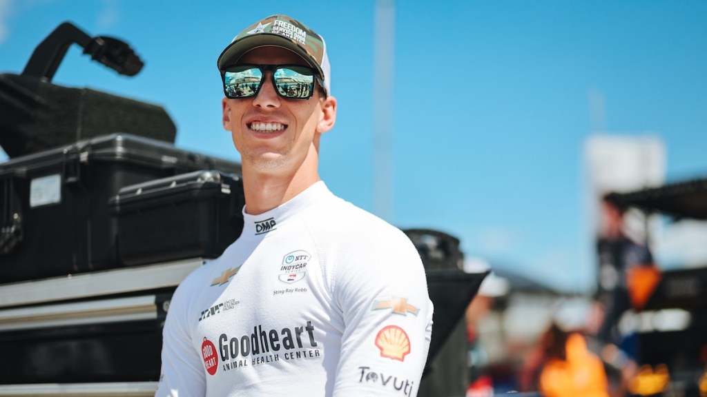 Sting Ray Robb, reconfirmado para correr con Juncos Hollinger en 2026 (FOTO: Chris Owens/IMS Photo)